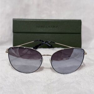 Longchamp Women's Sunglasses with Silver Frame